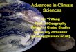 Advances in Climate Sciences