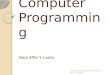 Computer  Programming