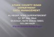 STARK COUNTY ROAD DEPARTMENT DATA MANAGEMENT
