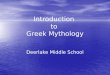 Introduction  to  Greek Mythology