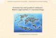 Community and gradient analysis:  Matrix approaches in macroecology