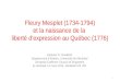 Fleury  Mesplet  ( 1734-1794) et  la naissance de la  liberté  d’expression au Québec (1776)