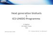 Next generation biofuels & ICS-UNIDO Programme
