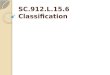 SC.912.L.15.6 Classification