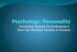 Psychology: Personality