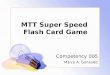 MTT Super Speed  Flash Card Game