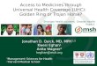 Access to Medicines through Universal Health Coverage (UHC):   Golden Ring or Trojan Horse?