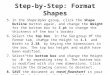 Step-by-Step: Format Shapes