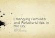 Changing Families and Relationships in the US