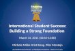 International Student Success: Building a Strong Foundation