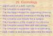 26. Cosmology
