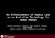 The Effectiveness of Haptic Cues  as an Assistive Technology for Human Memory