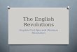 The English Revolutions