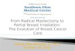 From Radical Mastectomy to  Partial  Breast Irradiation:  The Evolution of Breast Cancer Care