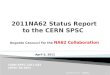 2011NA62 Status Report to the CERN SPSC