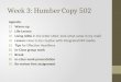 Week  3:  Humber Copy 502