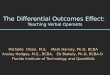 The Differential Outcomes Effect :  Teaching Verbal Operants
