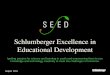 Schlumberger Excellence in Educational Development