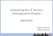 Embracing the IT Service Management Module WebTMA