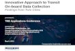 Innovative Approach to Transit  On-board Data Collection
