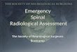 Emergency  Spinal Radiological Assessment