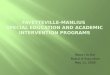 Fayetteville-Manlius  Special Education and Academic Intervention Programs