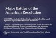 Major Battles of the American Revolution