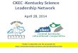 CKEC -Kentucky Science Leadership Network