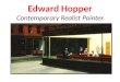 Edward Hopper Contemporary Realist Painter