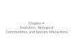 Chapter 4  Evolution,  Biological Communities, and Species Interactions