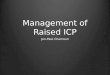 Management of Raised ICP