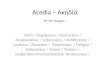 Acedia –  Ακηδία (6 th  Evil Thought)