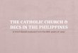 The Catholic Church & BECs in the Philippines