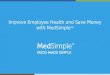Improve Employee Health and Save Money with  MedSimple TM