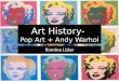 Art History-  Pop Art + Andy Warhol
