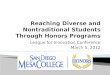 Reaching Diverse and Nontraditional Students Through Honors Programs