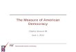 The Measure of American Democracy