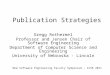 Publication Strategies