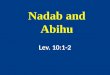 Nadab  and  Abihu