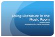 Using Literature in the Music Room