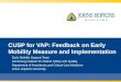 CUSP for VAP: Feedback on Early Mobility Measure and Implementation