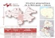 Situation géographique  de la Métropole  «  Silesia  »