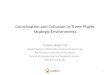 Coordination and Collusion in Three-Player Strategic Environments