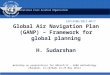 Global Air Navigation Plan (GANP) – Framework for global planning H. Sudarshan