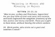 “Majoring in Minors and Minoring in Majors”