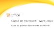 Curso  de Microsoft ®  Word  2010