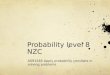 Probability level 8 NZC