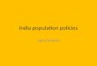 India  population policies
