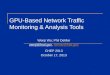 GPU-Based Network Traffic Monitoring & Analysis Tools