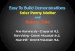 Easy To Build Demonstrations Solar Penny Melter and Rubens Tube